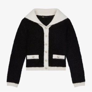 Maje Mutine Wool Blend Cardigan Size 1